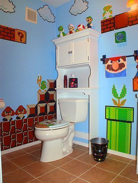 Toilet Mario (SMB1 Hack) [a1] (USA) Nintendo GAME ROM ISO