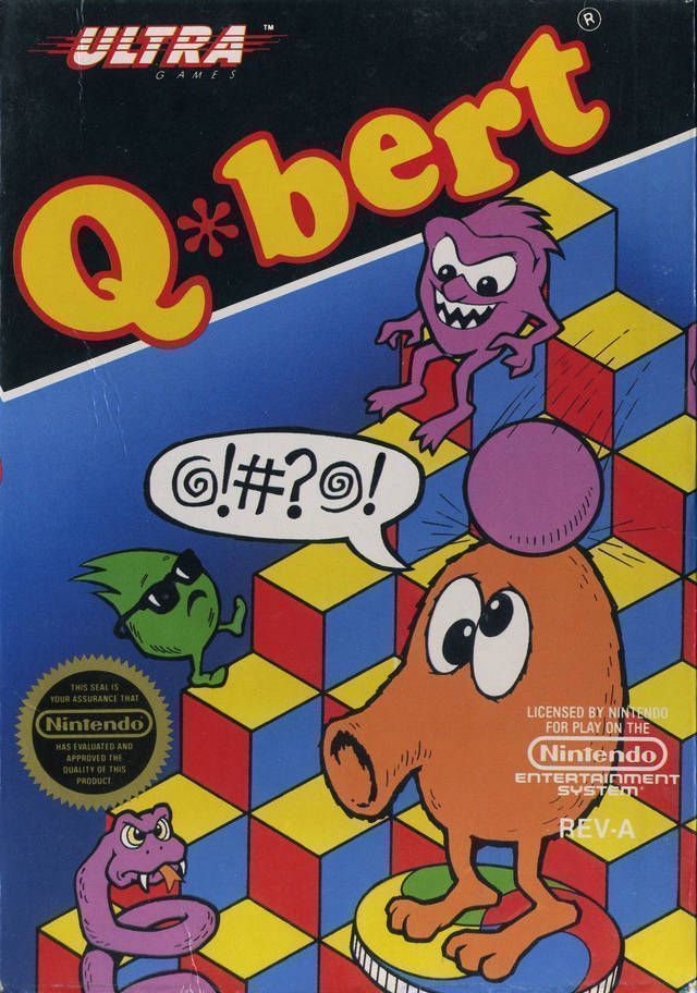 Q-bert (USA) Nintendo GAME ROM ISO