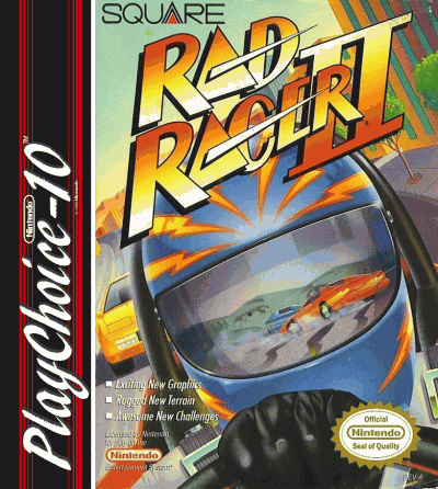 Rad Racer 2 (PC10) (USA) Nintendo GAME ROM ISO