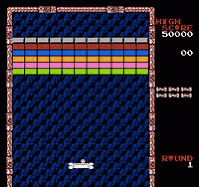 Skullanoid (Arkanoid Hack) (USA) Nintendo GAME ROM ISO