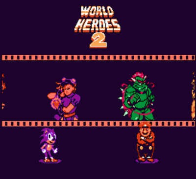 World Heroes 2 (USA) Nintendo GAME ROM ISO