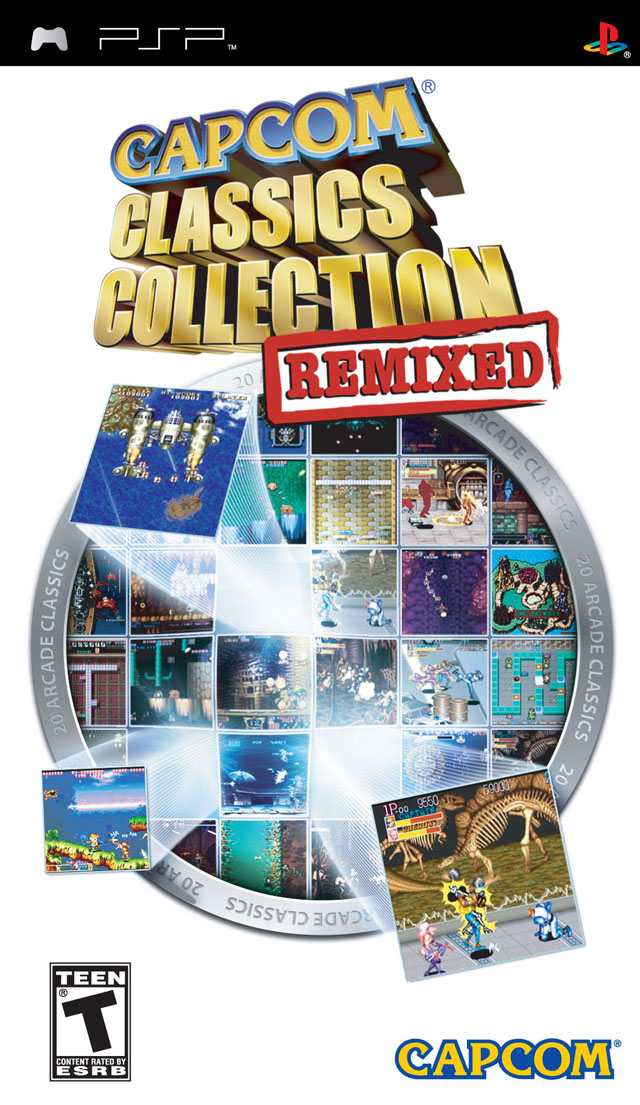 Capcom Classics Collection Remixed (USA) Playstation Portable GAME ROM ISO