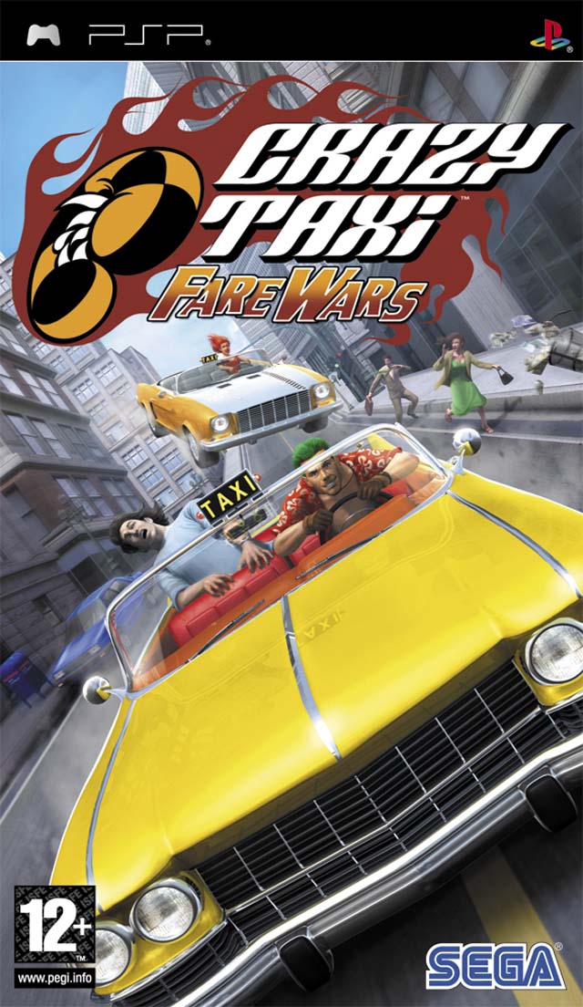 Crazy Taxi – Fare Wars (Europe) Playstation Portable GAME ROM ISO