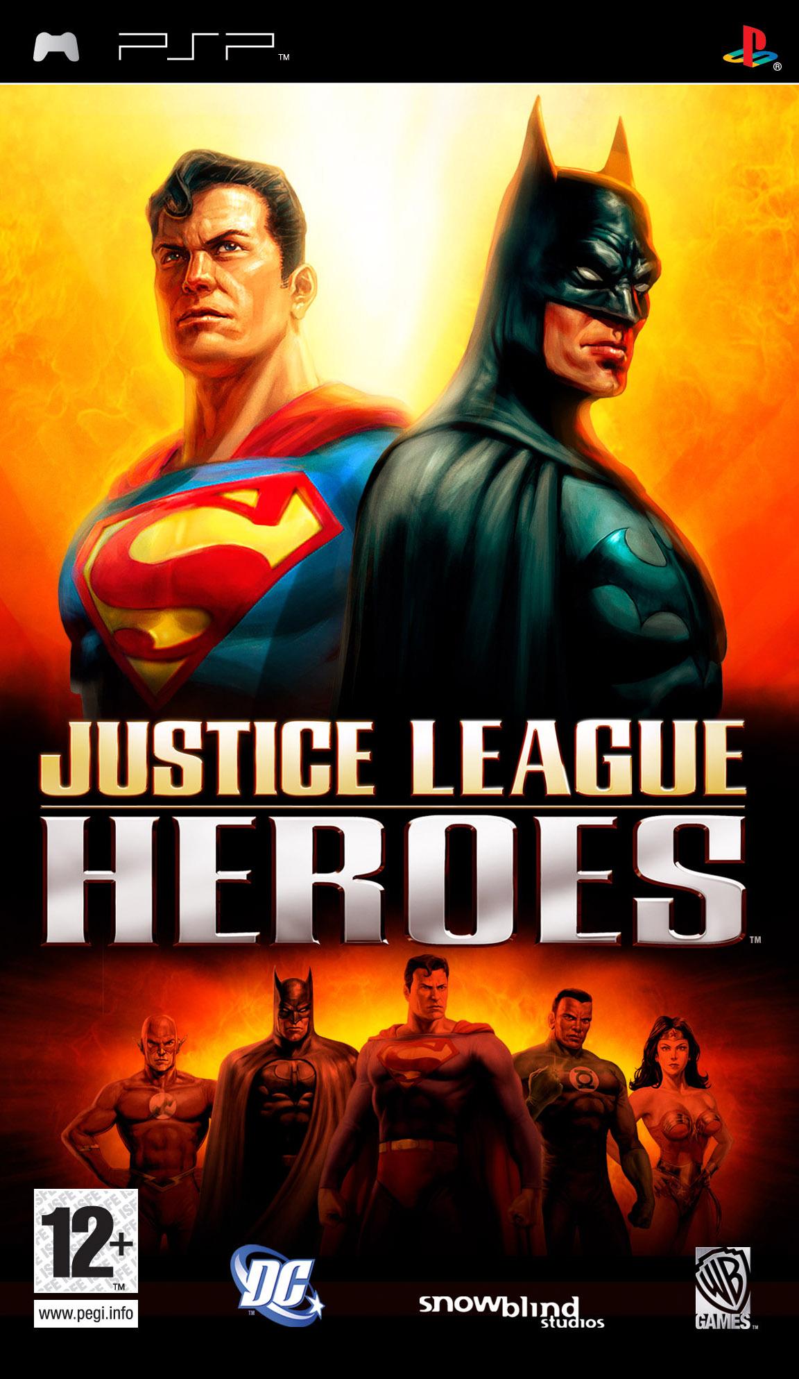 Justice League Heroes (Europe) Playstation Portable GAME ROM ISO