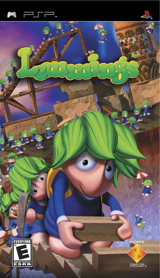 Lemmings (USA) Playstation Portable GAME ROM ISO