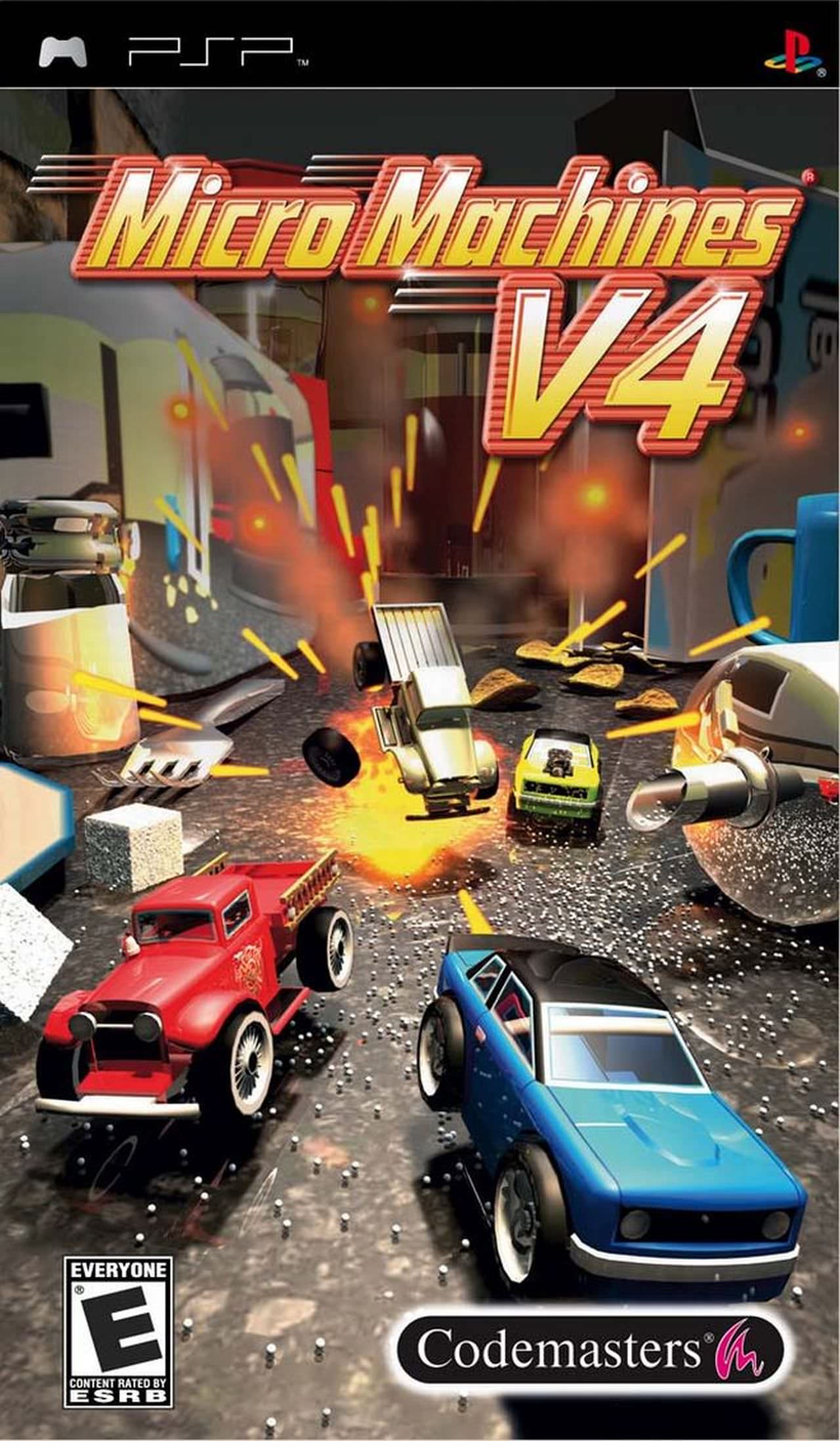 Micro Machines V4 (Europe) Playstation Portable GAME ROM ISO