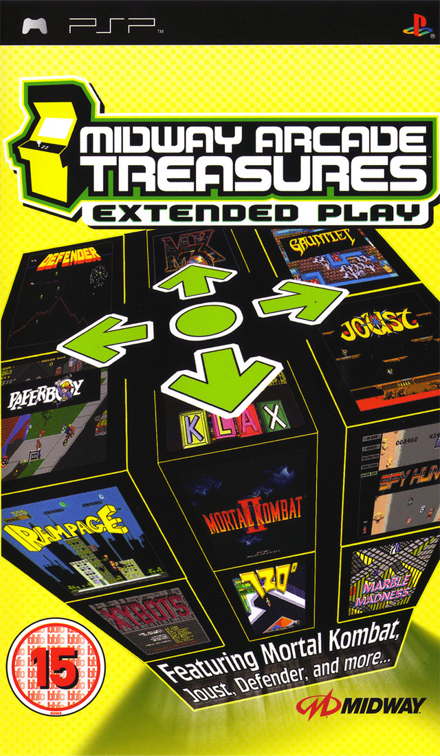 Midway Arcade Treasures – Extended Play (Europe) Playstation Portable GAME ROM ISO