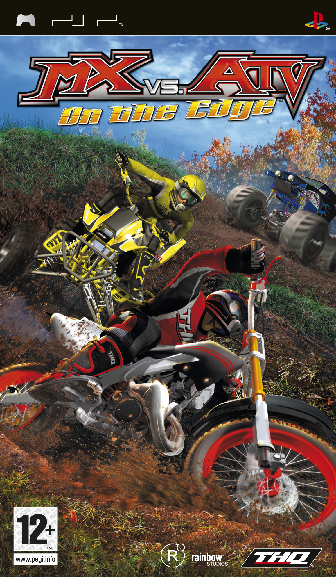 MX Vs. ATV On The Edge (Europe) Playstation Portable GAME ROM ISO