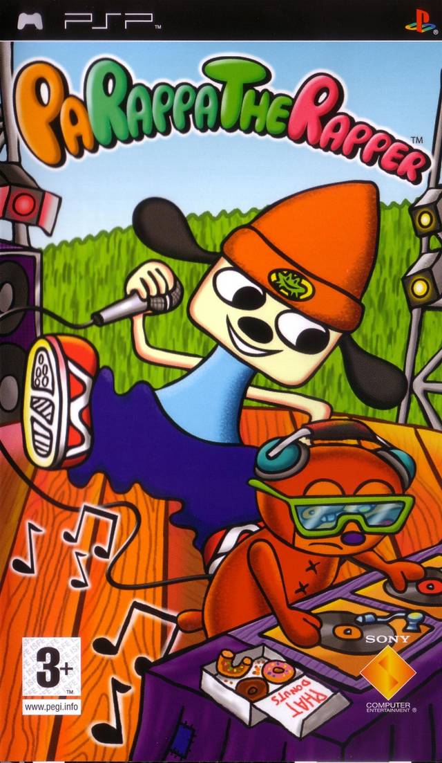 PaRappa The Rapper (Europe) Playstation Portable GAME ROM ISO