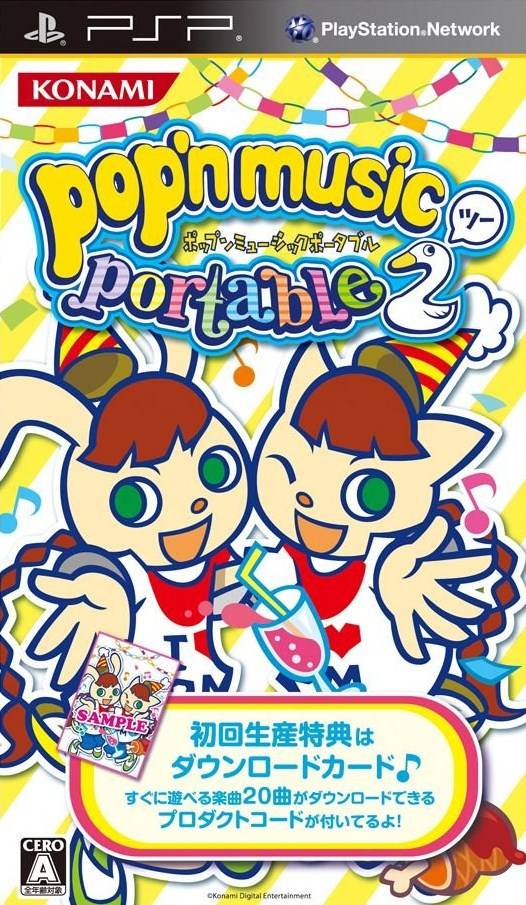 Pop’n Music Portable 2 (Japan) Playstation Portable GAME ROM ISO