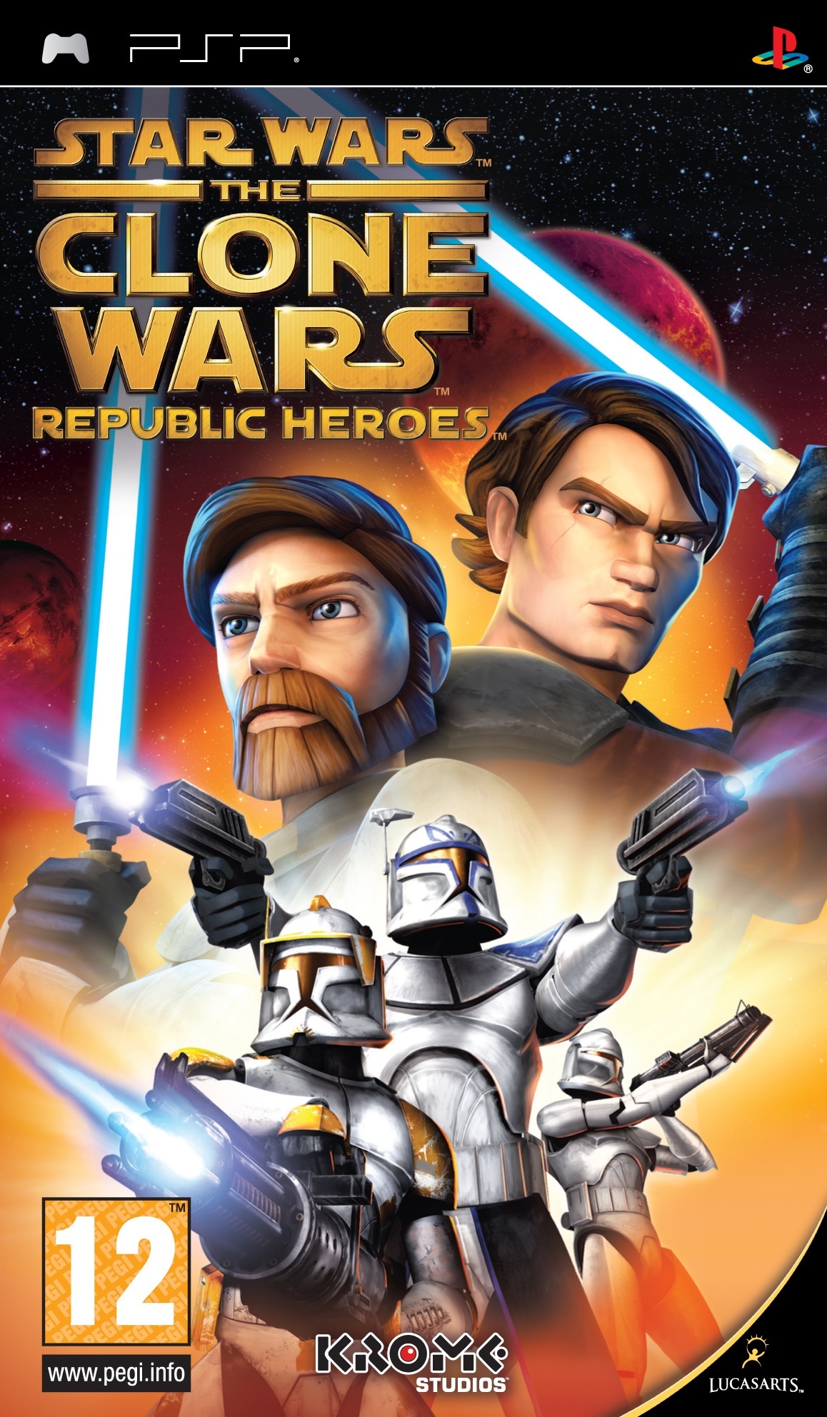 Star Wars – The Clone Wars – Republic Heroes (Europe) Playstation Portable GAME ROM ISO