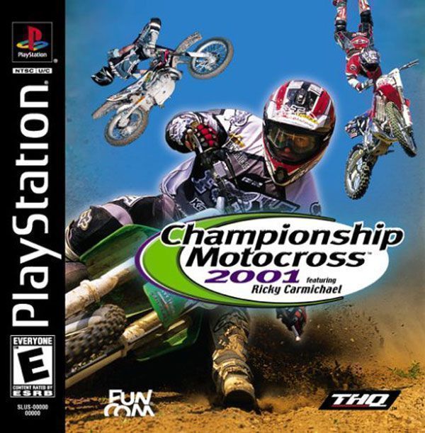 Championship Motocross 2001 – Ricky Carmichael [SLUS-01230] (USA) Playstation GAME ROM ISO