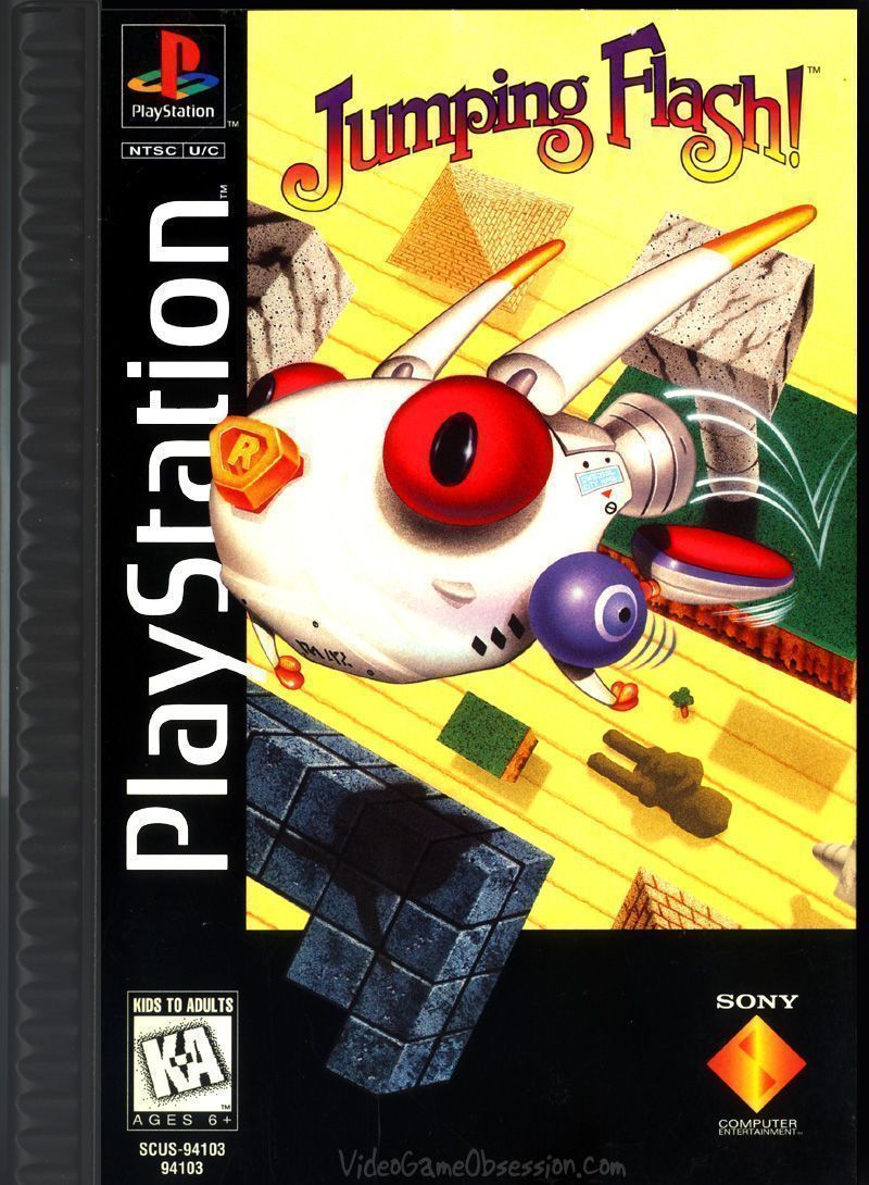 Jumping Flash [SCUS-94103] (USA) Playstation GAME ROM ISO