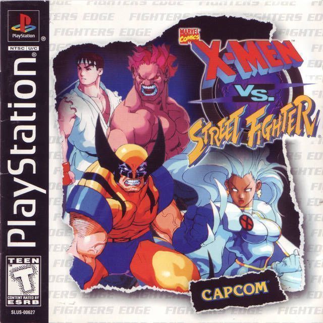 X Men Vs. Street Fighter [SLUS-00627] (USA) Playstation GAME ROM ISO