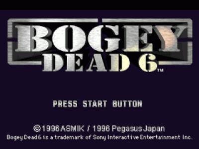 Bogey – Dead 6 [SCUS-94307] (USA) Playstation GAME ROM ISO