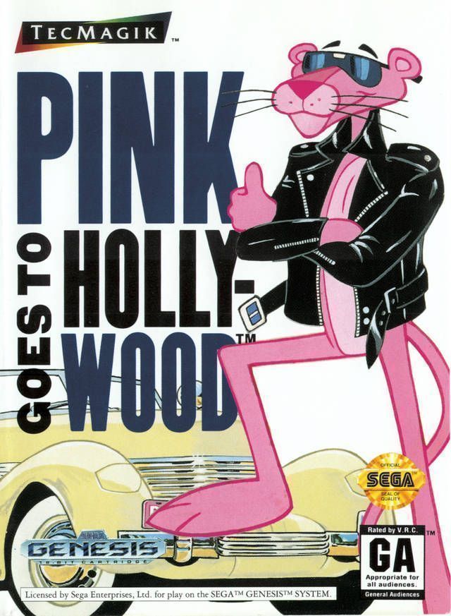 Pink Goes To Hollywood (USA) Sega Genesis GAME ROM ISO