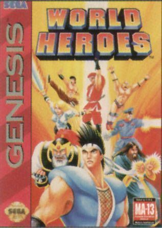 World Heroes (USA) Sega Genesis GAME ROM ISO