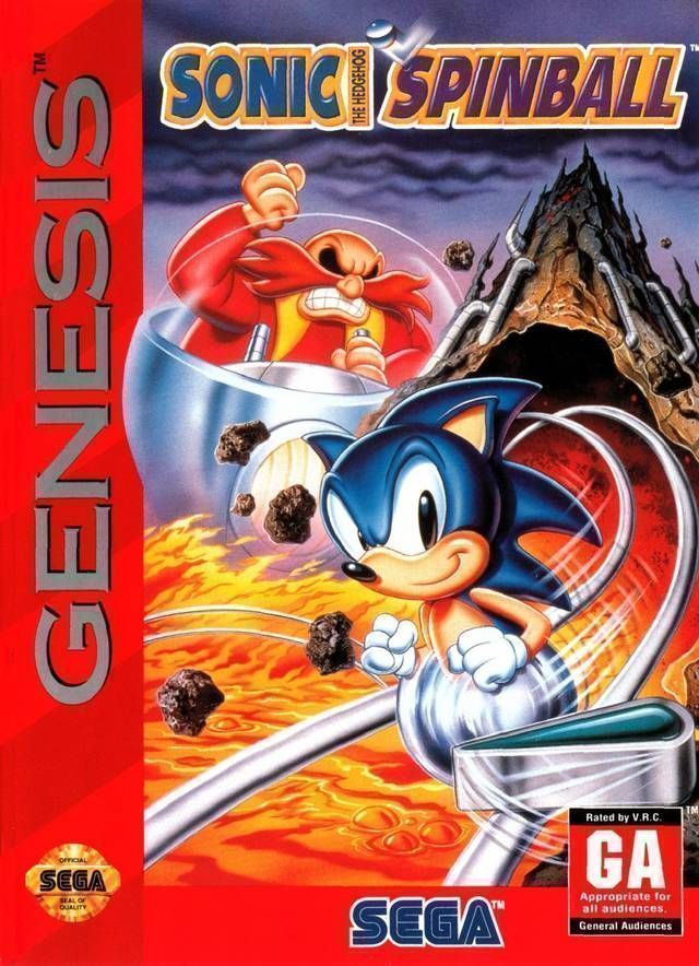 Sonic Spinball (Europe) Sega Genesis ROM ISO