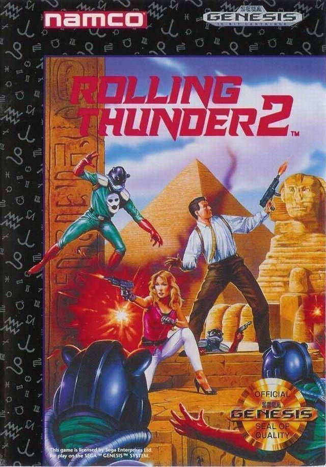 Rolling Thunder 2 [c] (Europe) Sega Genesis ROM ISO