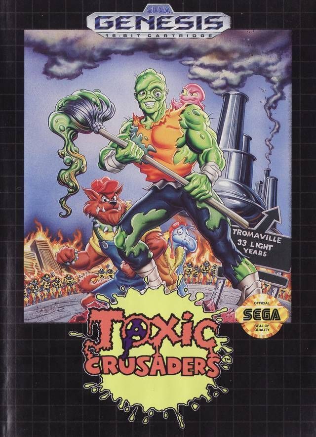 Toxic Crusaders (USA) Sega Genesis GAME ROM ISO