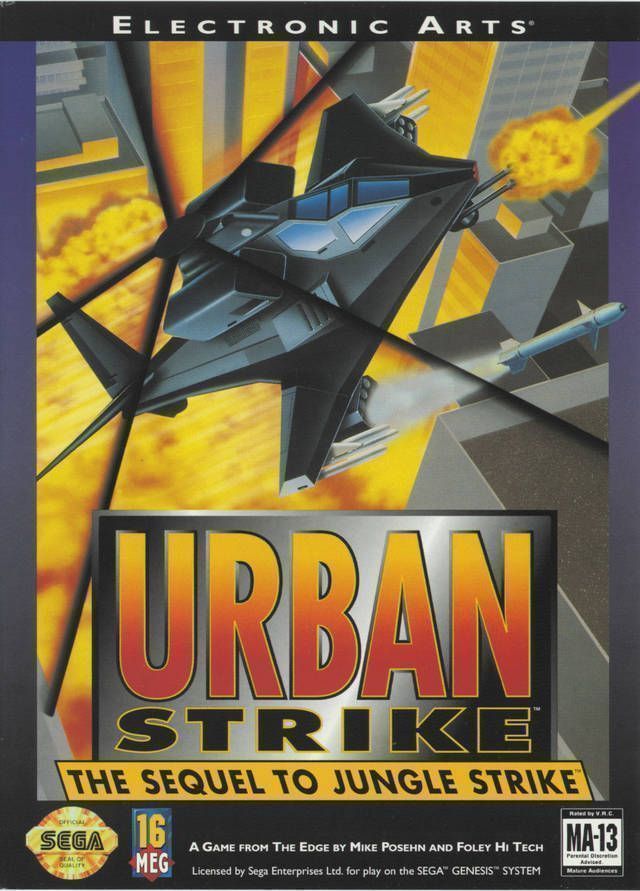 Urban Strike (UEJ) (USA) Sega Genesis GAME ROM ISO