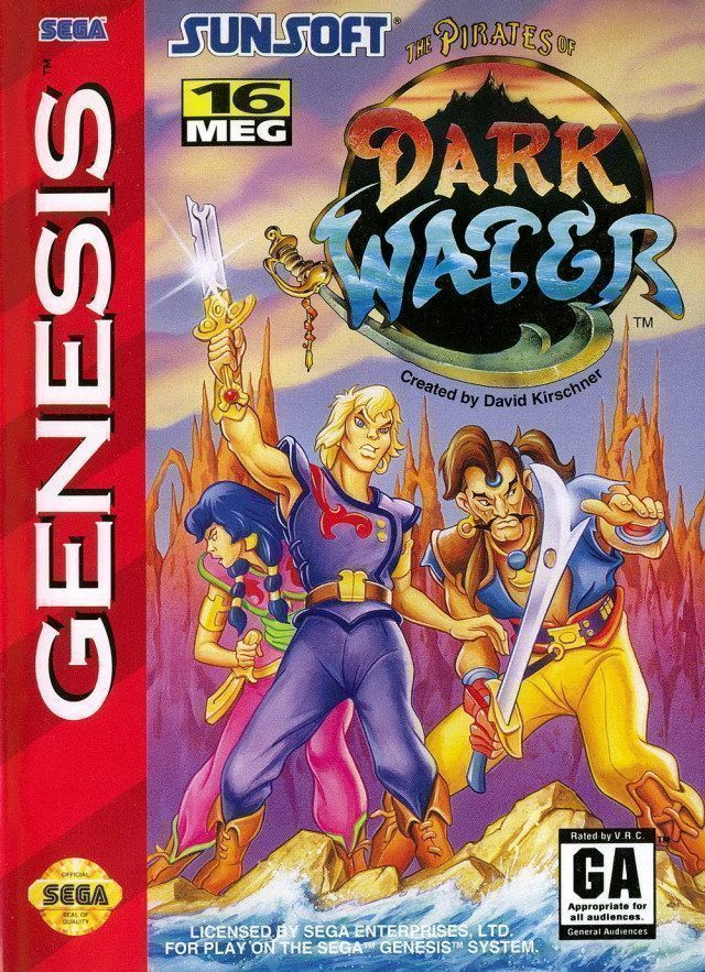 Pirates Of Dark Water, The (UEJ) (May 1994) (USA) Sega Genesis GAME ROM ISO