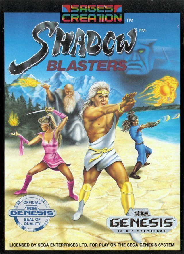 Shadow Blasters [b1] (USA) Sega Genesis GAME ROM ISO