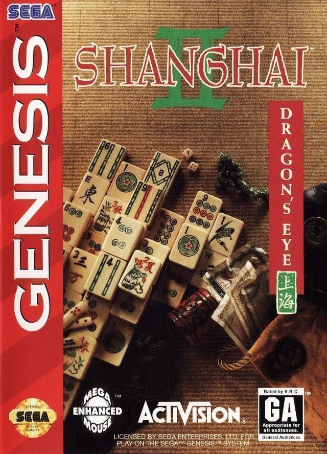 Shanghai 2 – Dragon’s Eye (USA) Sega Genesis GAME ROM ISO