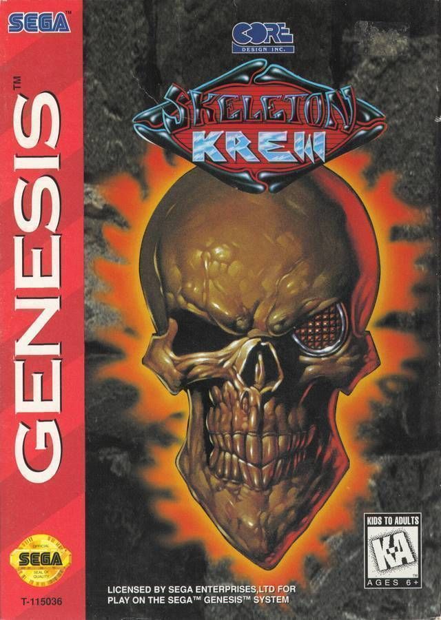 Skeleton Krew (8) (USA) Sega Genesis GAME ROM ISO