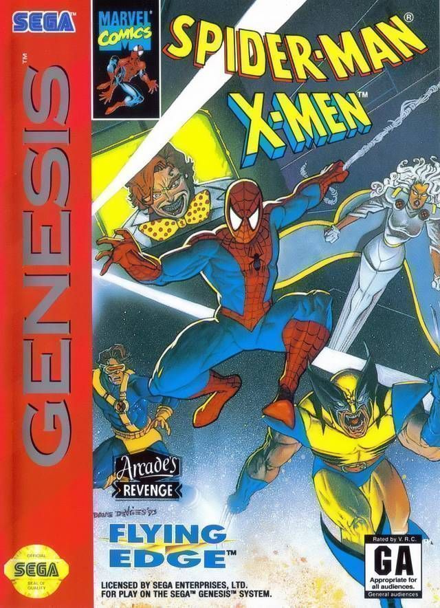 Spider-Man And X-Men – Arcade’s Revenge (USA) Sega Genesis GAME ROM ISO