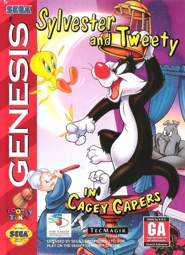 Sylvester And Tweety In Cagey Capers (UEJ) (USA) Sega Genesis GAME ROM ISO