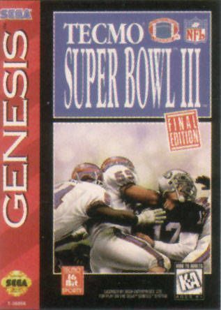 Tecmo Super Bowl 3 Final Edition (USA) Sega Genesis GAME ROM ISO