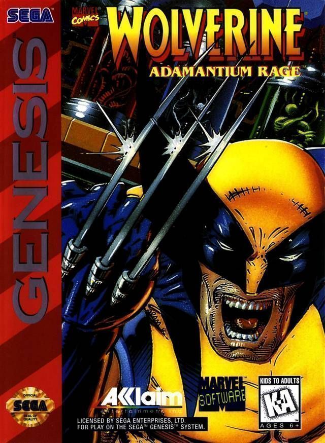 Wolverine Adamantium Rage (JUE) (USA) Sega Genesis GAME ROM ISO