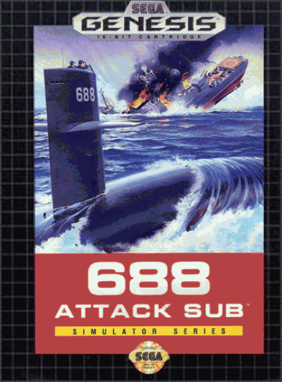 688 Attack Sub (USA) Sega Genesis GAME ROM ISO