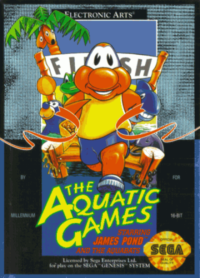 Aquatic Games, The (USA) Sega Genesis GAME ROM ISO