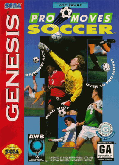 AWS Pro Moves Soccer (USA) Sega Genesis GAME ROM ISO