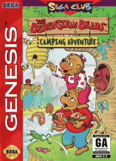 Berenstain Bears’, The Camping Adventure (USA) Sega Genesis GAME ROM ISO