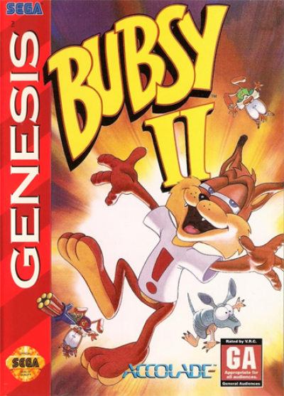 Bubsy 2 (JUE) (USA) Sega Genesis GAME ROM ISO