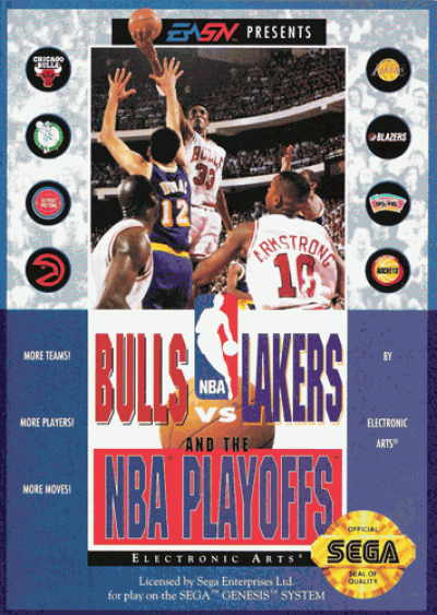 Bulls Vs Lakers (USA) Sega Genesis GAME ROM ISO