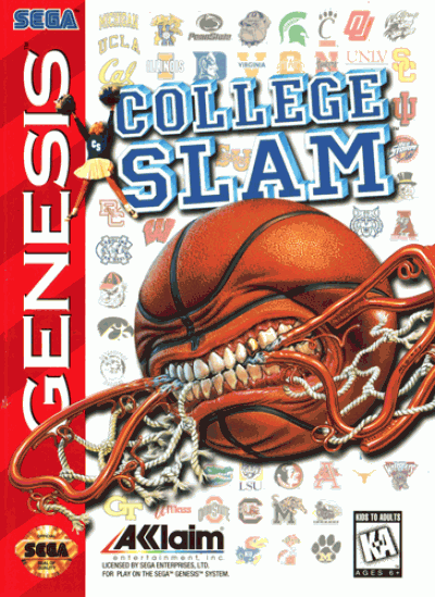 College Slam (4) (USA) Sega Genesis GAME ROM ISO