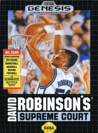 David Robinson’s Supreme Court (USA) Sega Genesis GAME ROM ISO