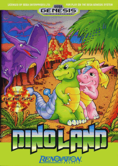 Dino Land (JU) (USA) Sega Genesis GAME ROM ISO