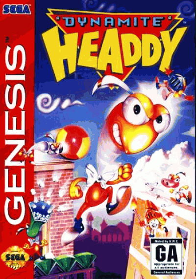 Dynamite Headdy [c] (USA Europe) Sega Genesis GAME ROM ISO