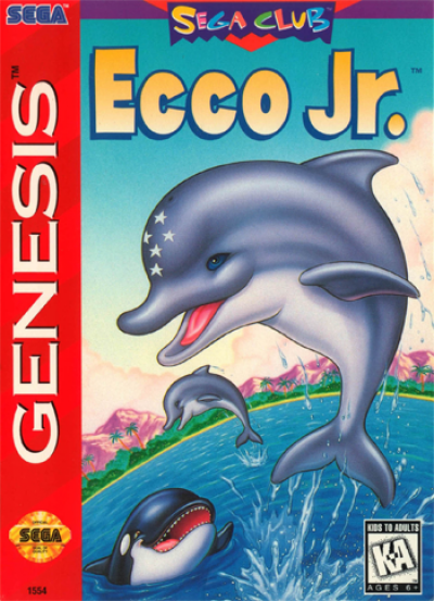 ECCO Jr. (UJE) (Mar 1995) (USA) Sega Genesis GAME ROM ISO