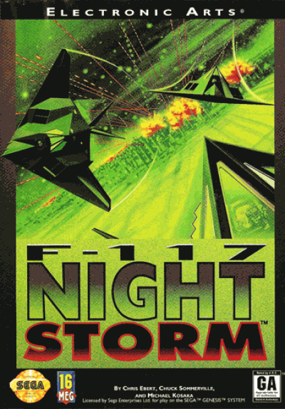 F-117 Night Storm (UEJ) (USA) Sega Genesis GAME ROM ISO