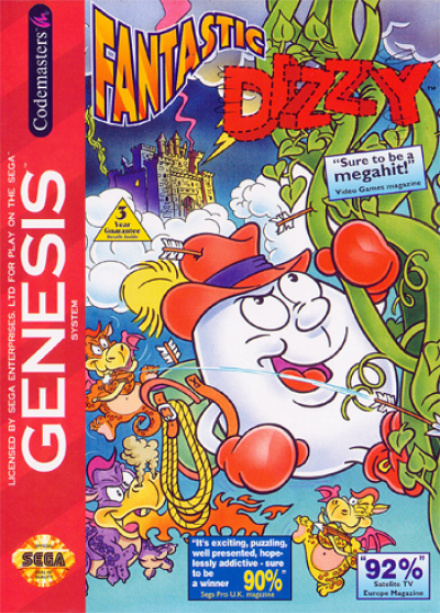 Fantastic Dizzy [a1] (USA Europe) Sega Genesis GAME ROM ISO