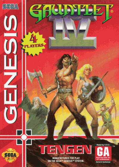 Gauntlet 4 (Sep 1993) (USA Europe) Sega Genesis GAME ROM ISO