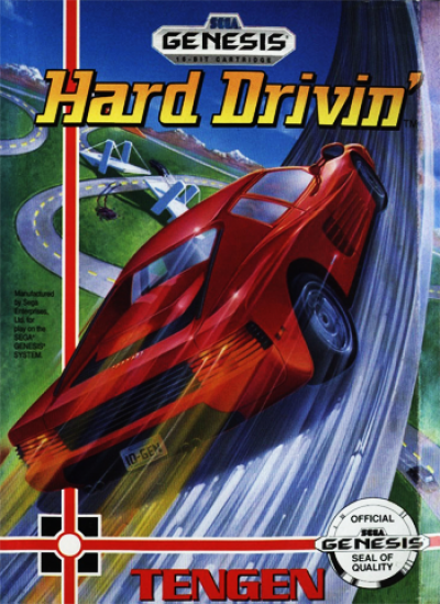 Hard Drivin’ (JU) (USA) Sega Genesis GAME ROM ISO