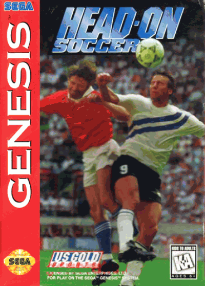 Head-On Soccer (4) (USA) Sega Genesis GAME ROM ISO