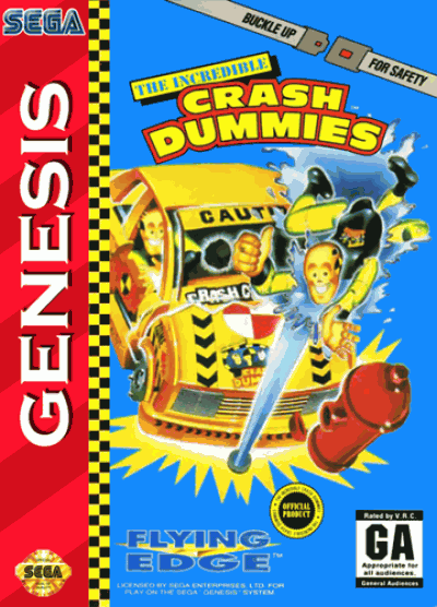 Incredible Crash Dummies, The (JUE) [b1] (USA) Sega Genesis GAME ROM ISO